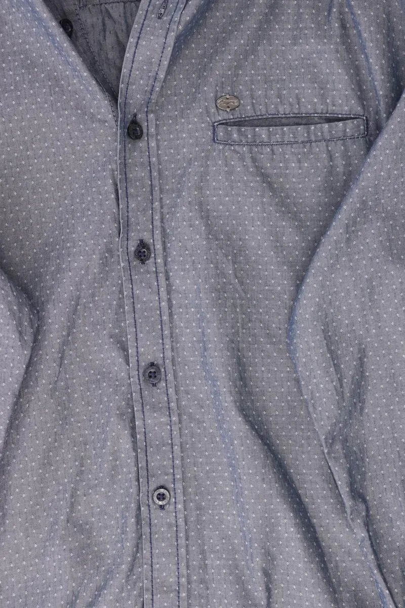 Engbers Langarmhemd für Herren Gr. XL blau