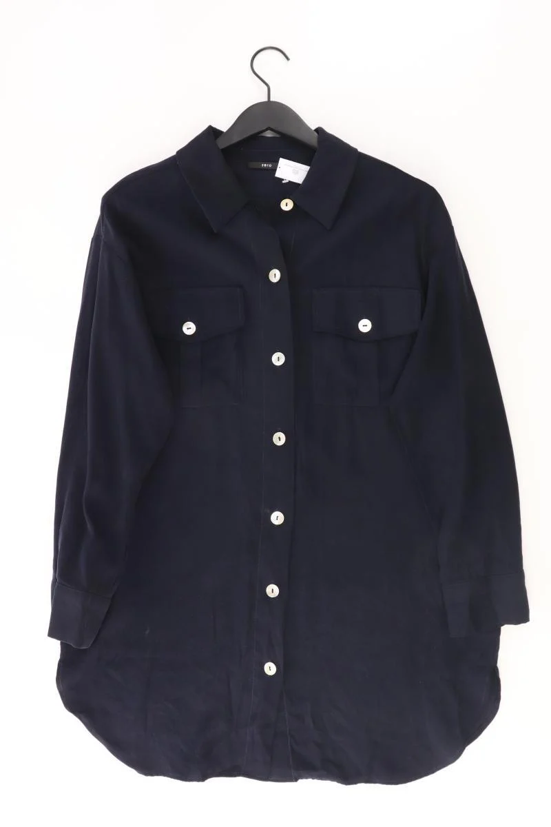 Zero Langarmkleid Gr. 44 blau