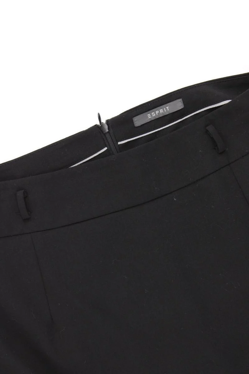 Esprit Bleistiftrock Gr. 38 schwarz aus Polyester