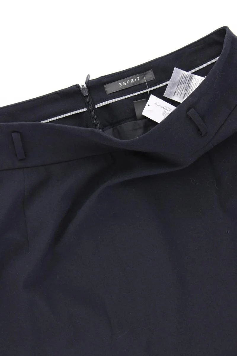 Esprit Bleistiftrock Gr. 38 blau aus Polyester
