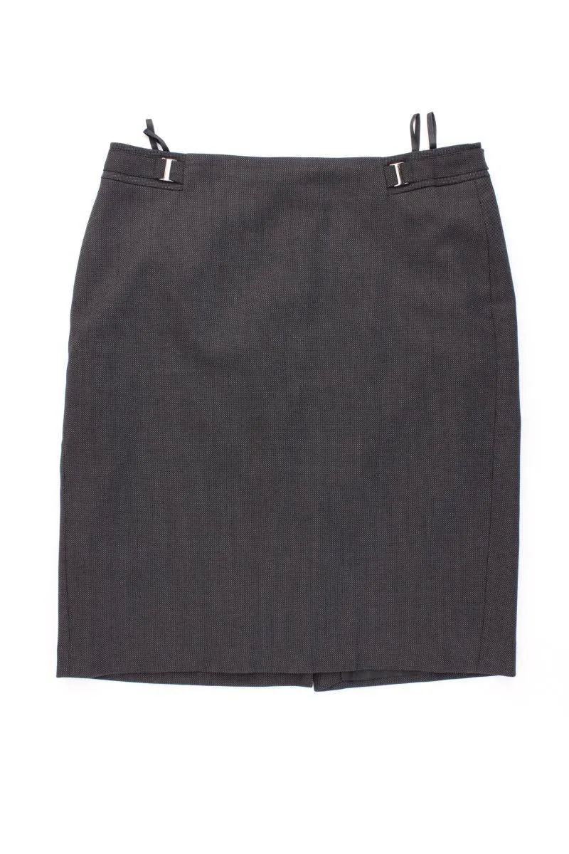 Esprit Bleistiftrock Gr. 38 grau aus Polyester