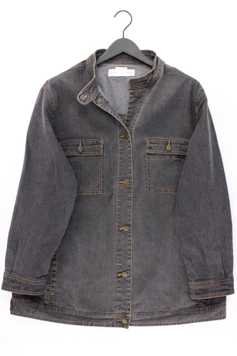 Dollywood Jeansjacke Gr. 48 Vintage blau aus Baumwolle