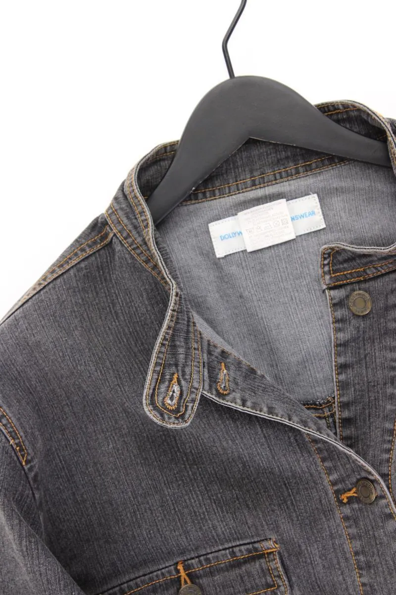 Dollywood Jeansjacke Gr. 48 Vintage blau aus Baumwolle