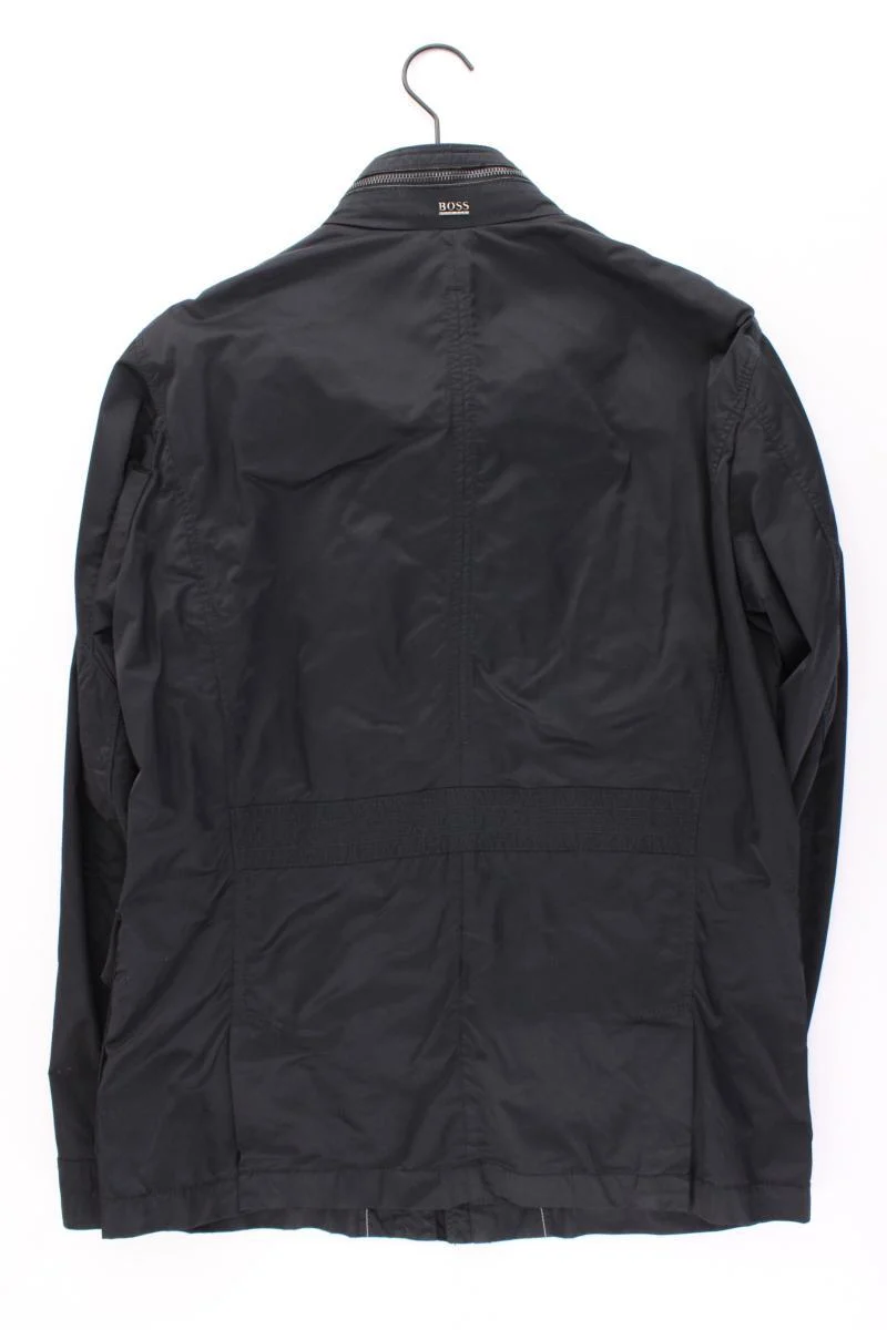 BOSS by Hugo Boss Übergangsjacke für Herren Gr. 50 schwarz aus Baumwolle
