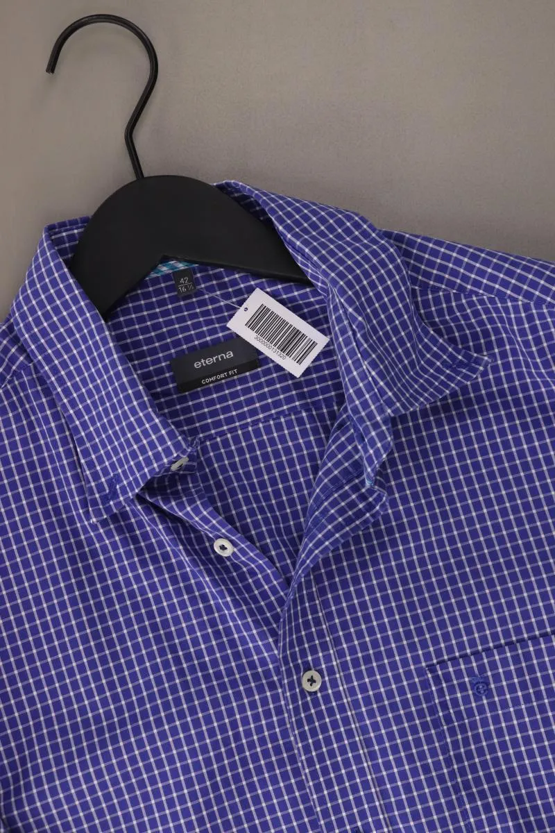Eterna Kurzarmhemd für Herren Gr. Hemdgröße 42 blau