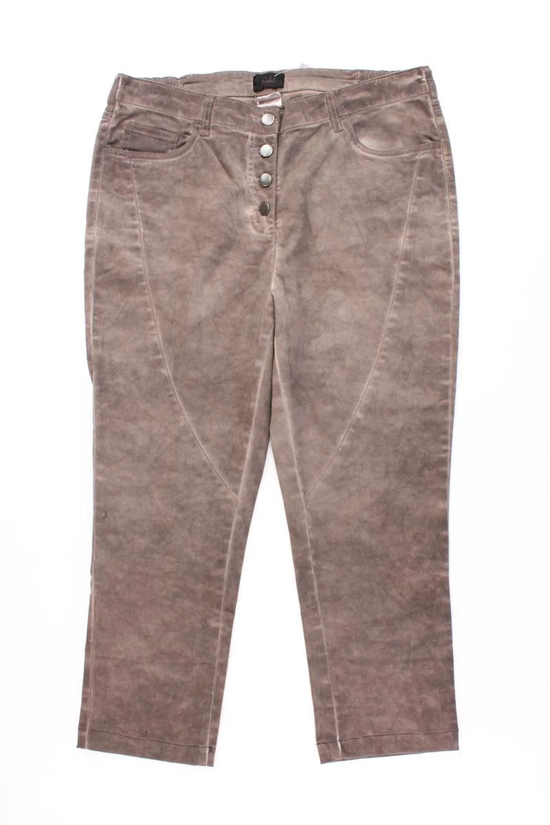 Paola 7/8 Hose Gr. Kurzgröße 22 braun aus Baumwolle