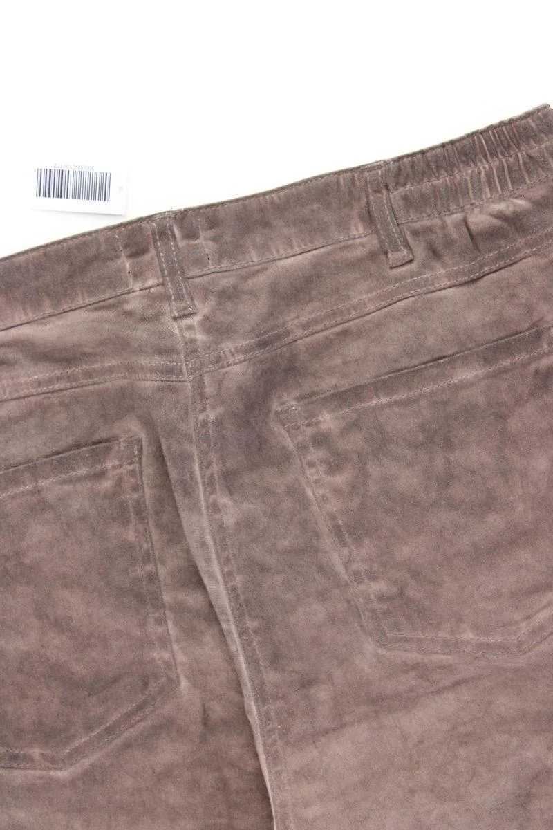 Paola 7/8 Hose Gr. Kurzgröße 22 braun aus Baumwolle