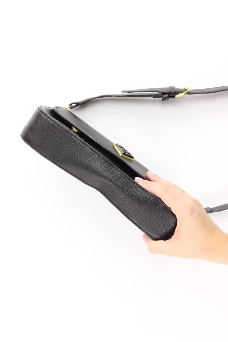 Guess Schultertasche schwarz