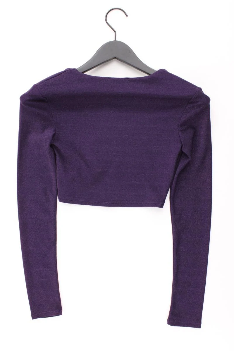 Tally Weijl Crop Glitzer Shirt Gr. S neu mit Etikett Neupreis: 20,99€! Langarm