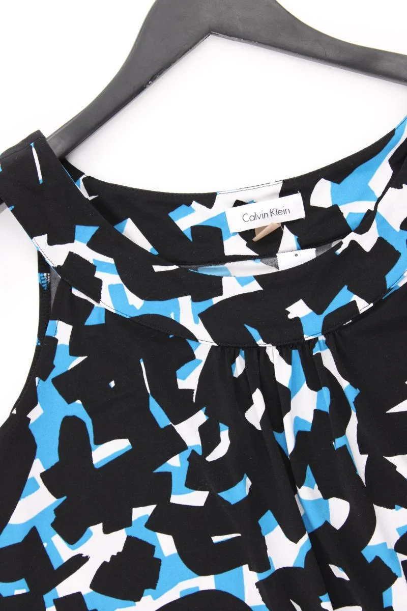 Calvin Klein Trägertop Gr. L geometrisches Muster blau