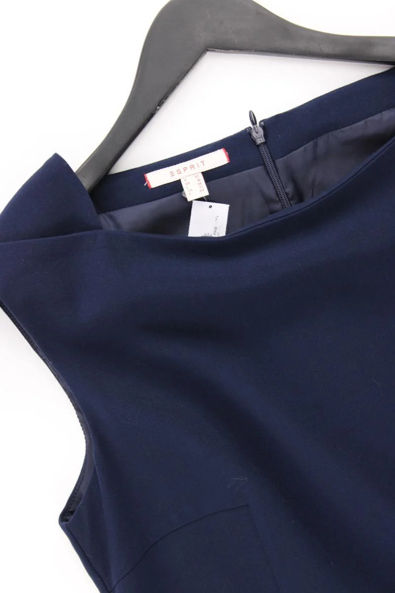 Esprit Etuikleid Gr. 42 Ärmellos blau aus Polyester
