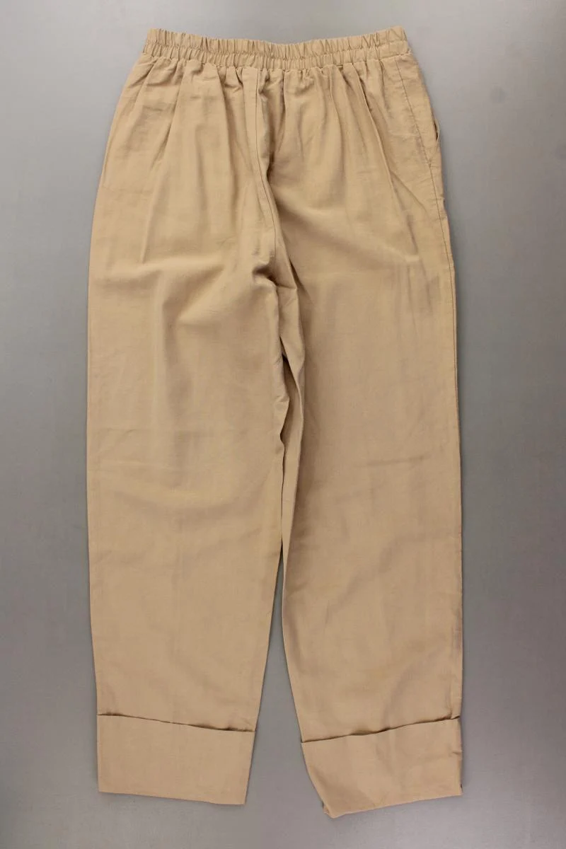 YAS Stoffhose Gr. M braun aus Viskose