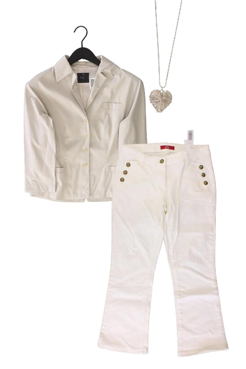 Second Hand Outfit Größe S mit Oui Classic Blazer in Gr. 36 und Halskette