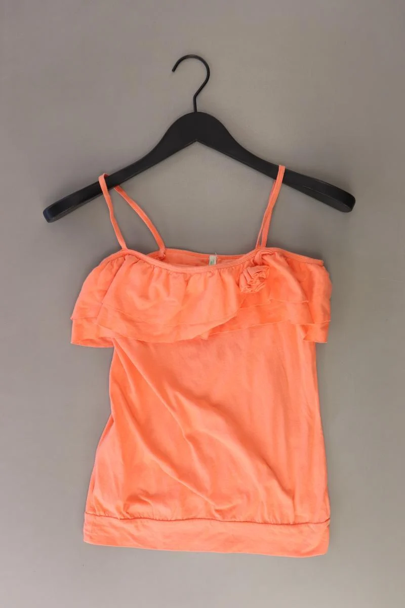 Second Hand Outfit Größe XS mit Benetton Spaghetti-Top in Gr. XS und Schmuck