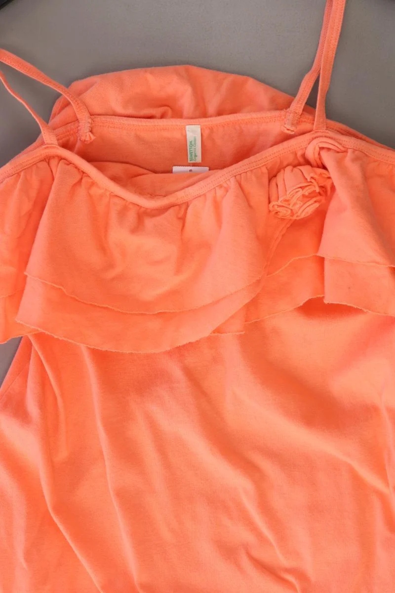 Second Hand Outfit Größe XS mit Benetton Spaghetti-Top in Gr. XS und Schmuck