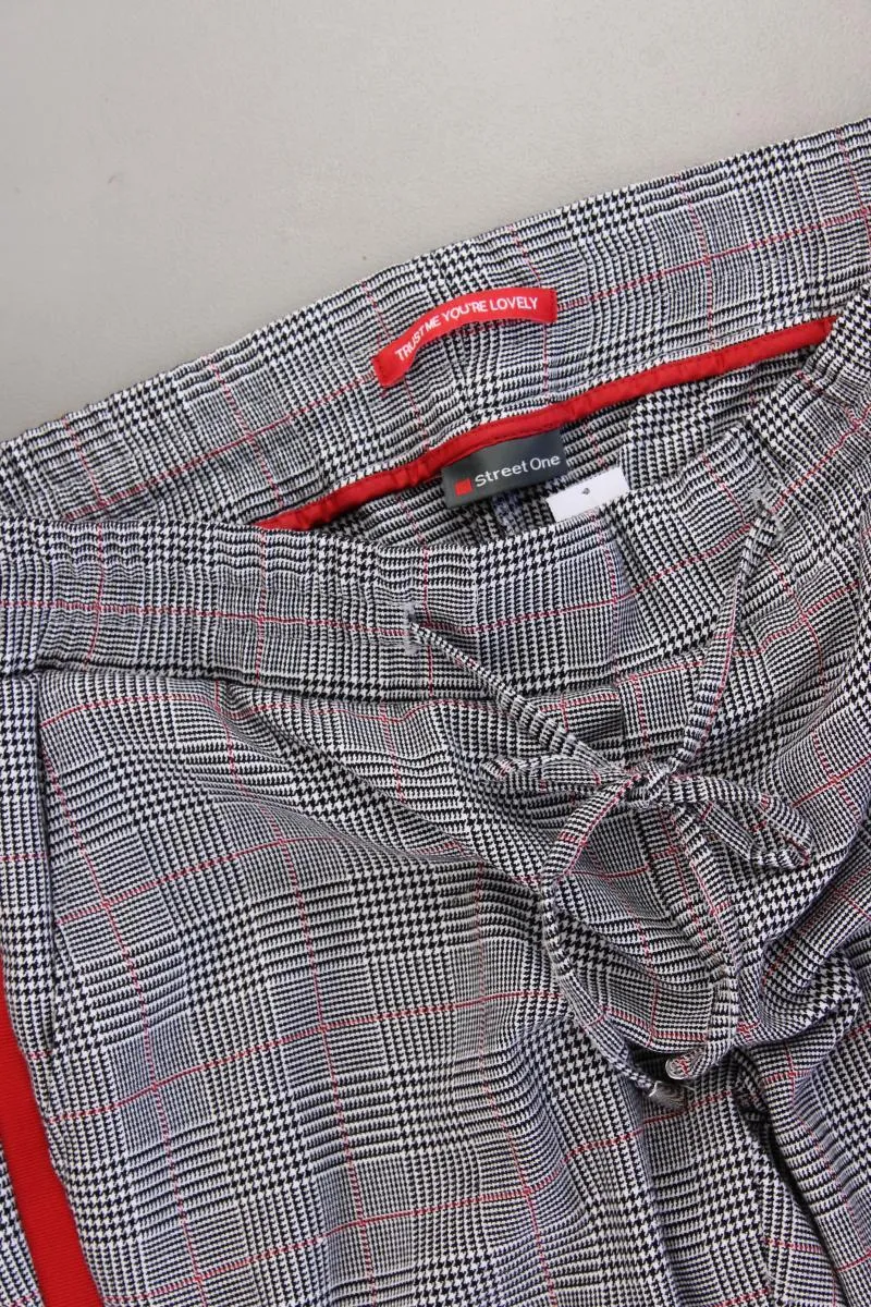 Street One Stoffhose Gr. 38/L26 hahnentritt Modell Fay grau aus Polyester