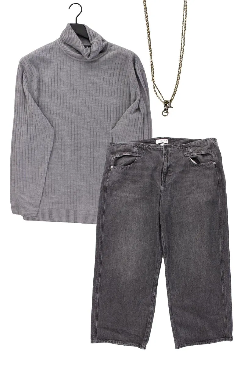 Second Hand Outfit Größe XXL mit Blue Seven Rollkragenpullover in Gr. XXL