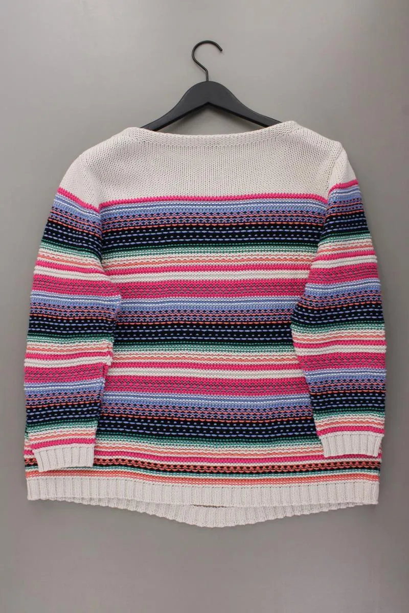 Mona Grobstrickpullover Gr. 52 gestreift mehrfarbig aus Baumwolle