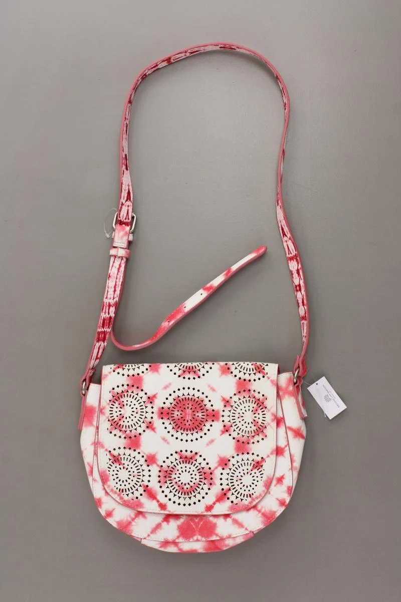 Desigual Umhängetasche mit Batikmuster neuwertig rot aus Polyurethan