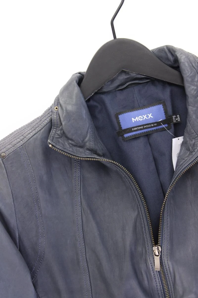 Mexx Lederjacke Gr. 44 blau