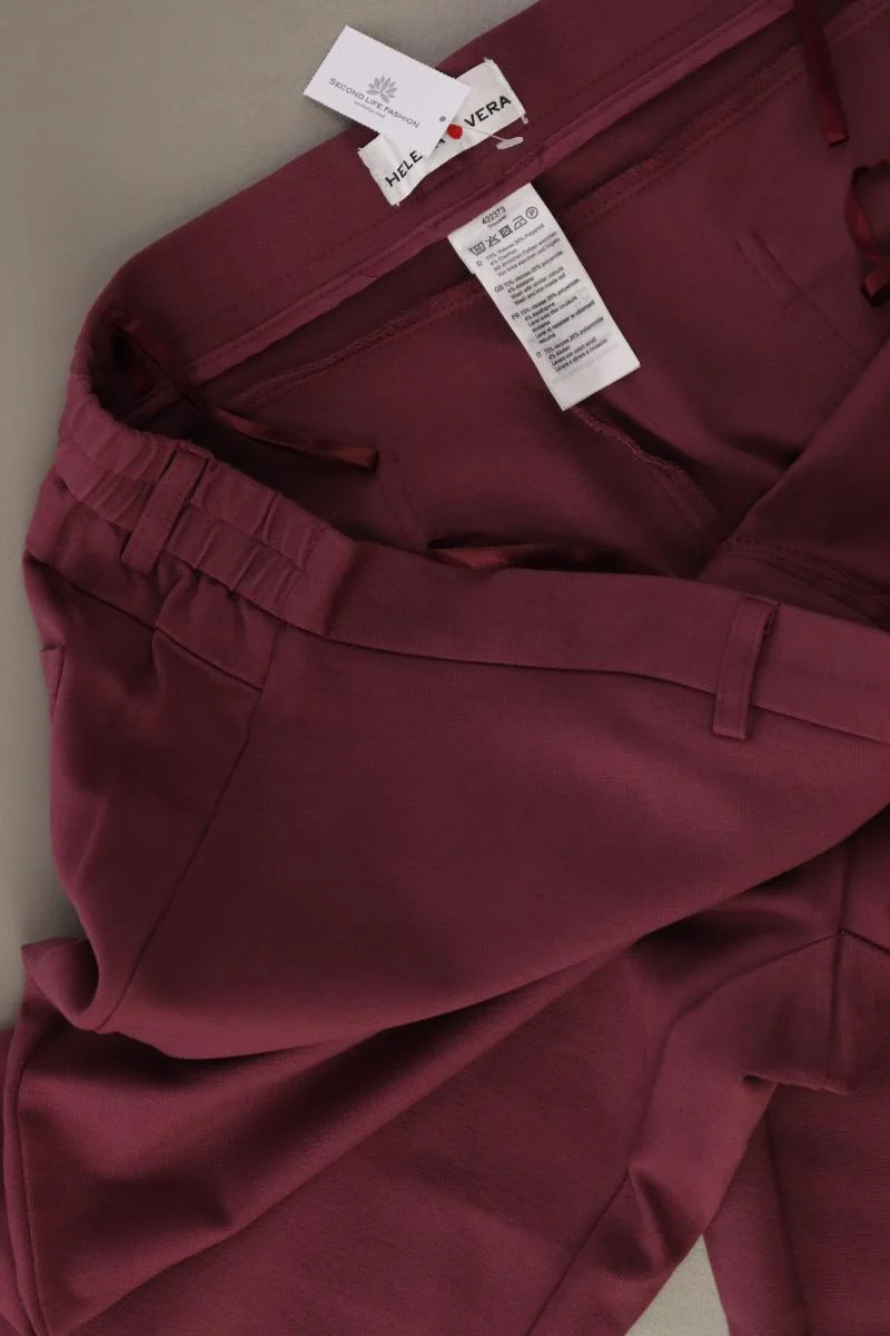 Helena Vera Stoffhose Gr. 50 rot aus Viskose