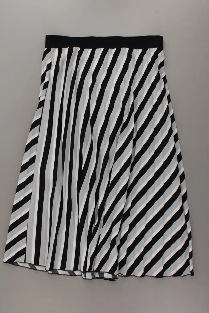 Opus Midirock Modell Rudy Gr. 38 gestreift neuwertig grau aus Polyester