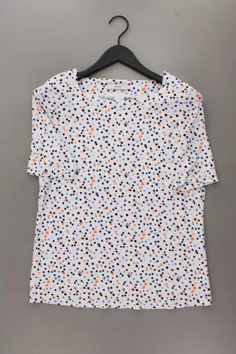 Bonita Printshirt Gr. M gepunktet neuwertig Kurzarm mehrfarbig