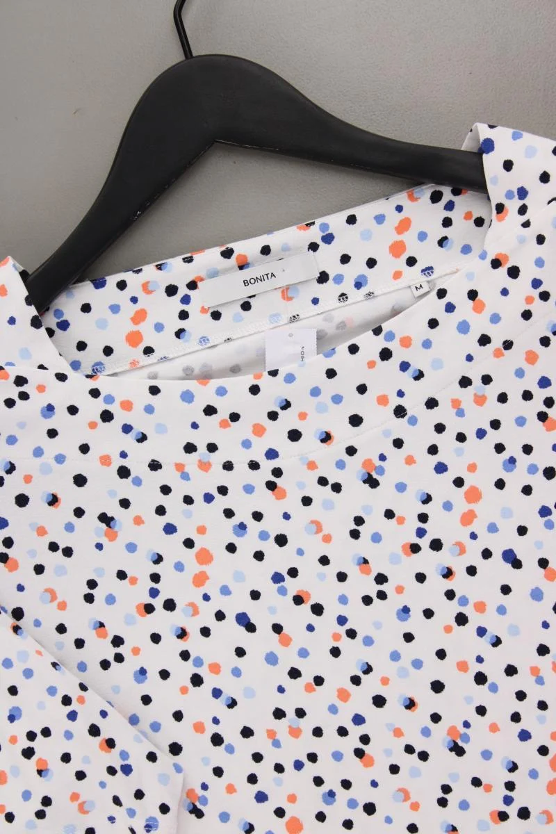 Bonita Printshirt Gr. M gepunktet neuwertig Kurzarm mehrfarbig