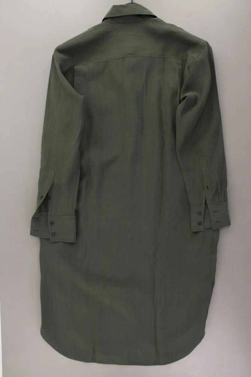 Seidensticker Langarmkleid Gr. 34 neuwertig olivgrün