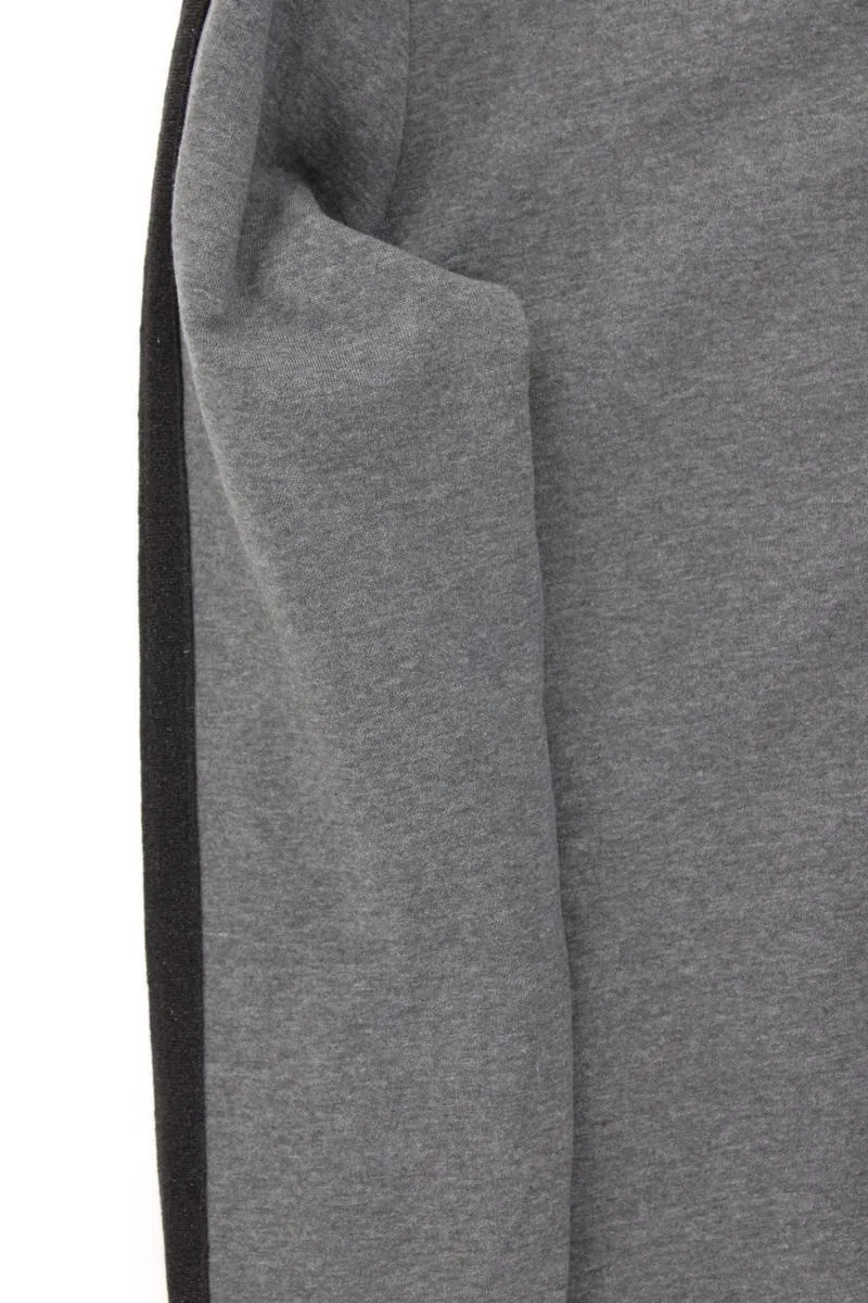 Seasons Sweatkleid Gr. M Langarm grau aus Baumwolle