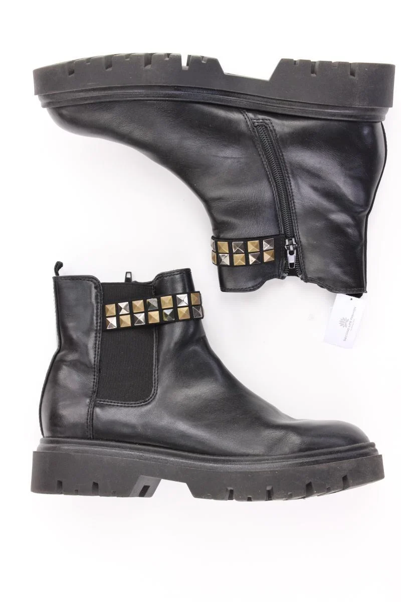 Graceland Stiefeletten Gr. 41 schwarz aus Kunstleder