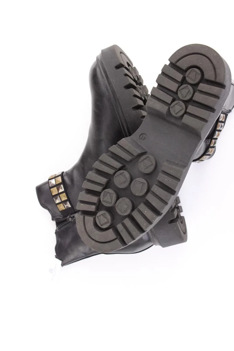 Graceland Stiefeletten Gr. 41 schwarz aus Kunstleder
