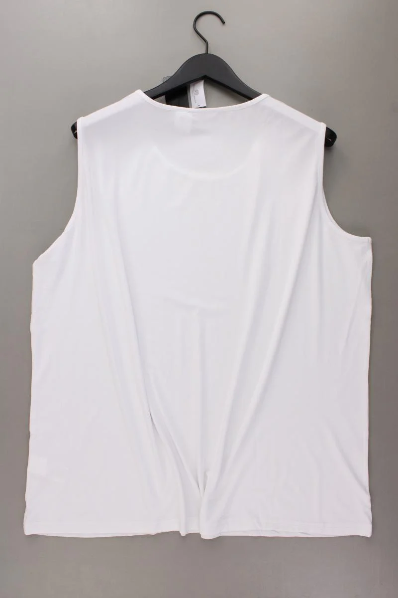 Mia Moda Top Gr. 54 neu mit Etikett mit Glitzer weiß aus Viskose