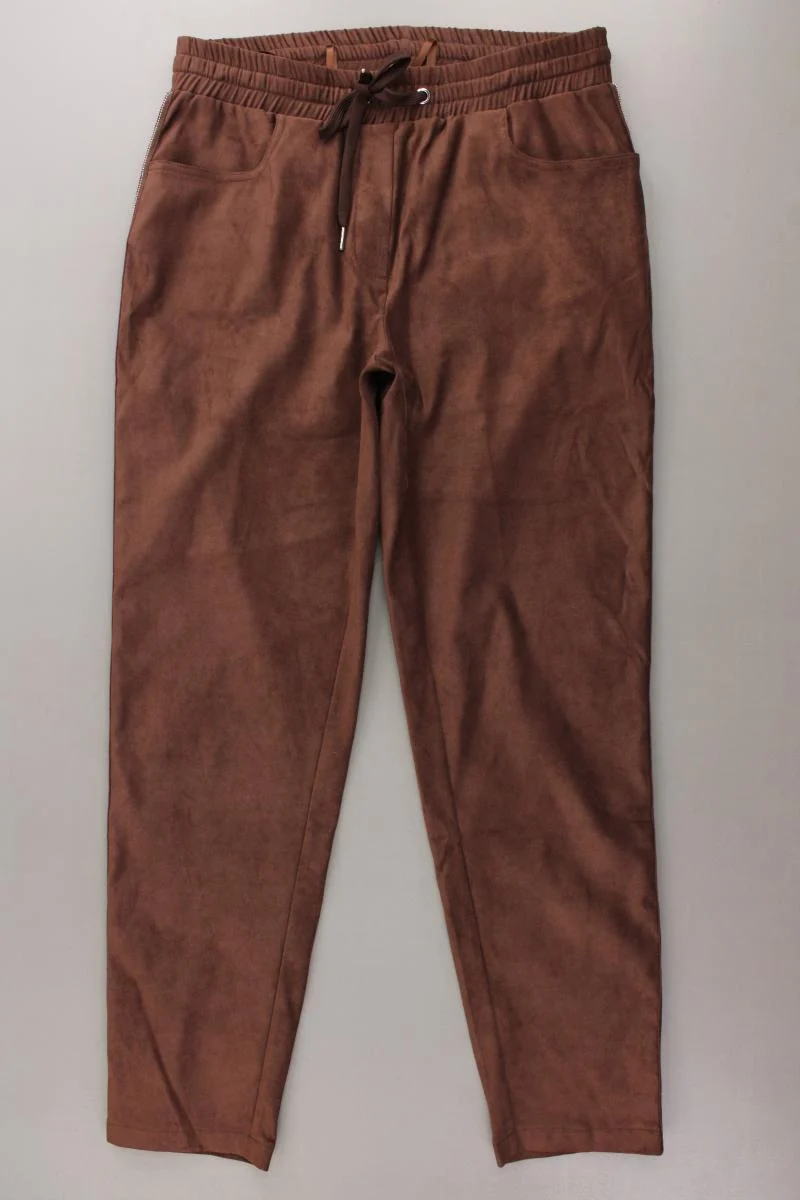 Paola Stretchhose Gr. 42 neuwertig braun aus Polyester