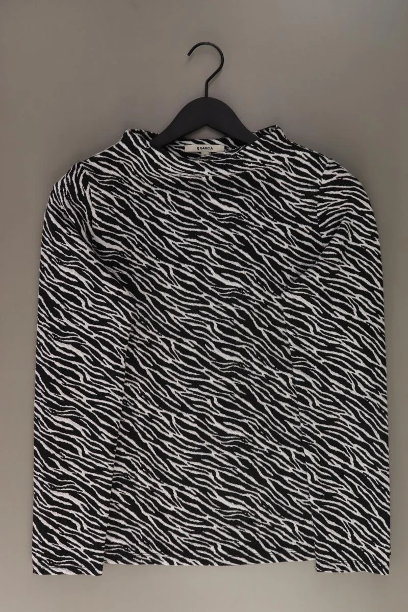 Garcia Jeans Langarmpullover Gr. M schwarz aus Polyester