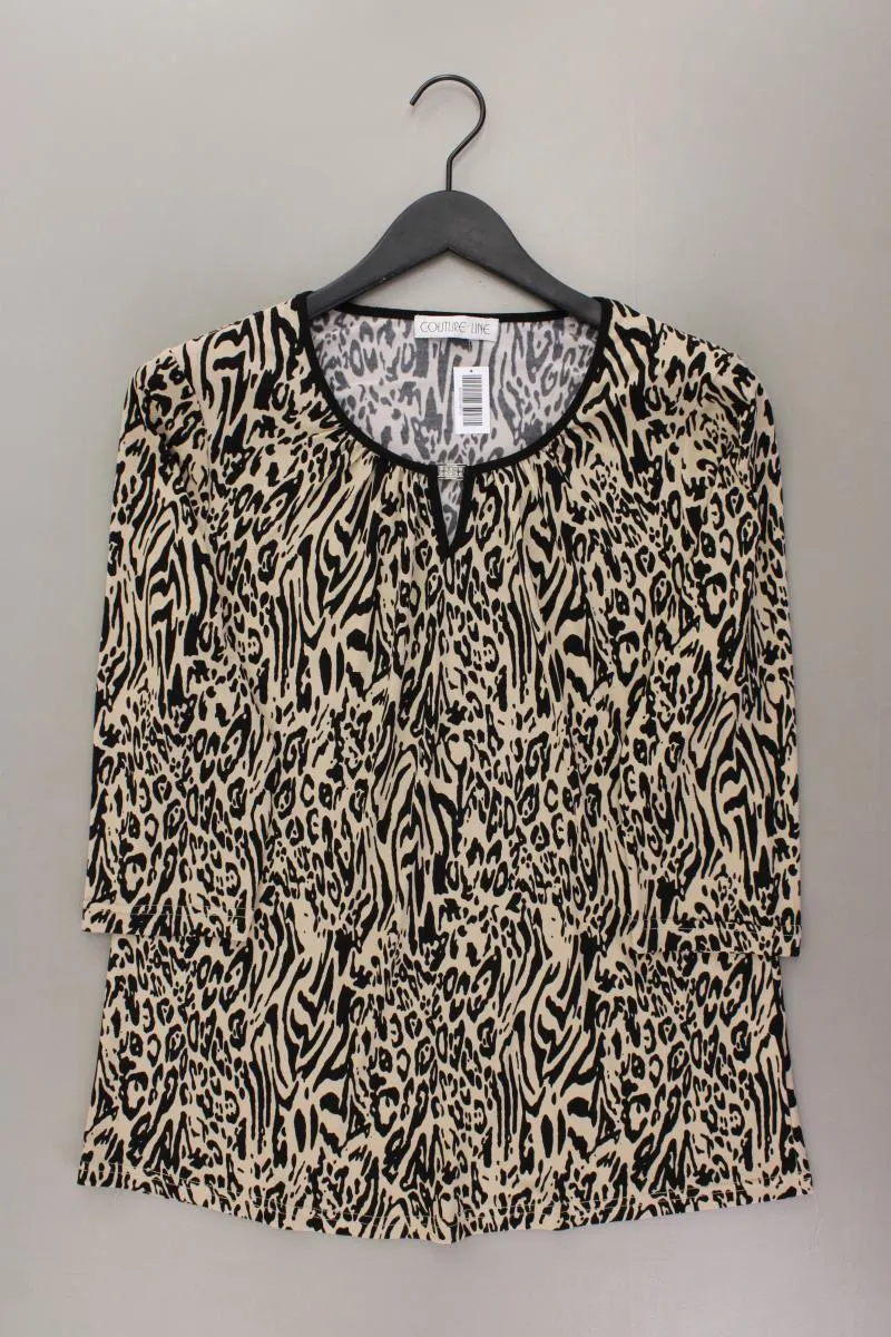 Couture Line Printshirt Gr. 42 mit Tierdruck neuwertig 3/4 Ärmel braun