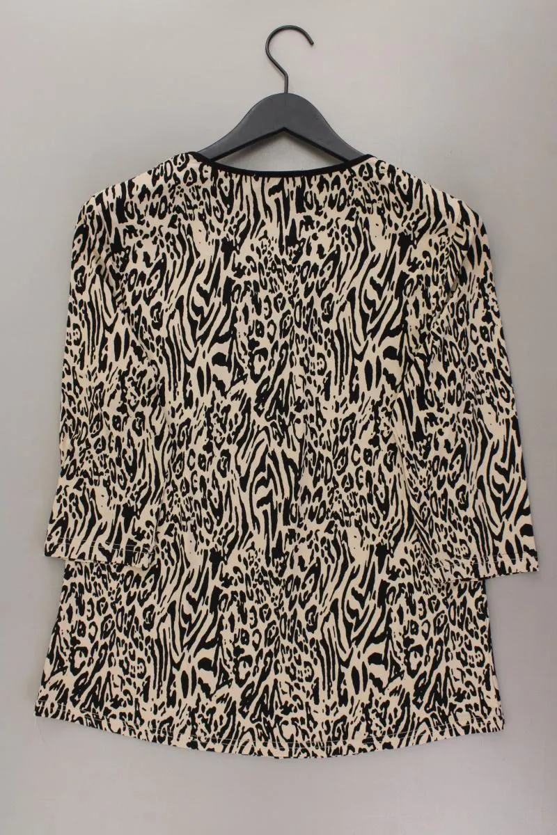 Couture Line Printshirt Gr. 42 mit Tierdruck neuwertig 3/4 Ärmel braun