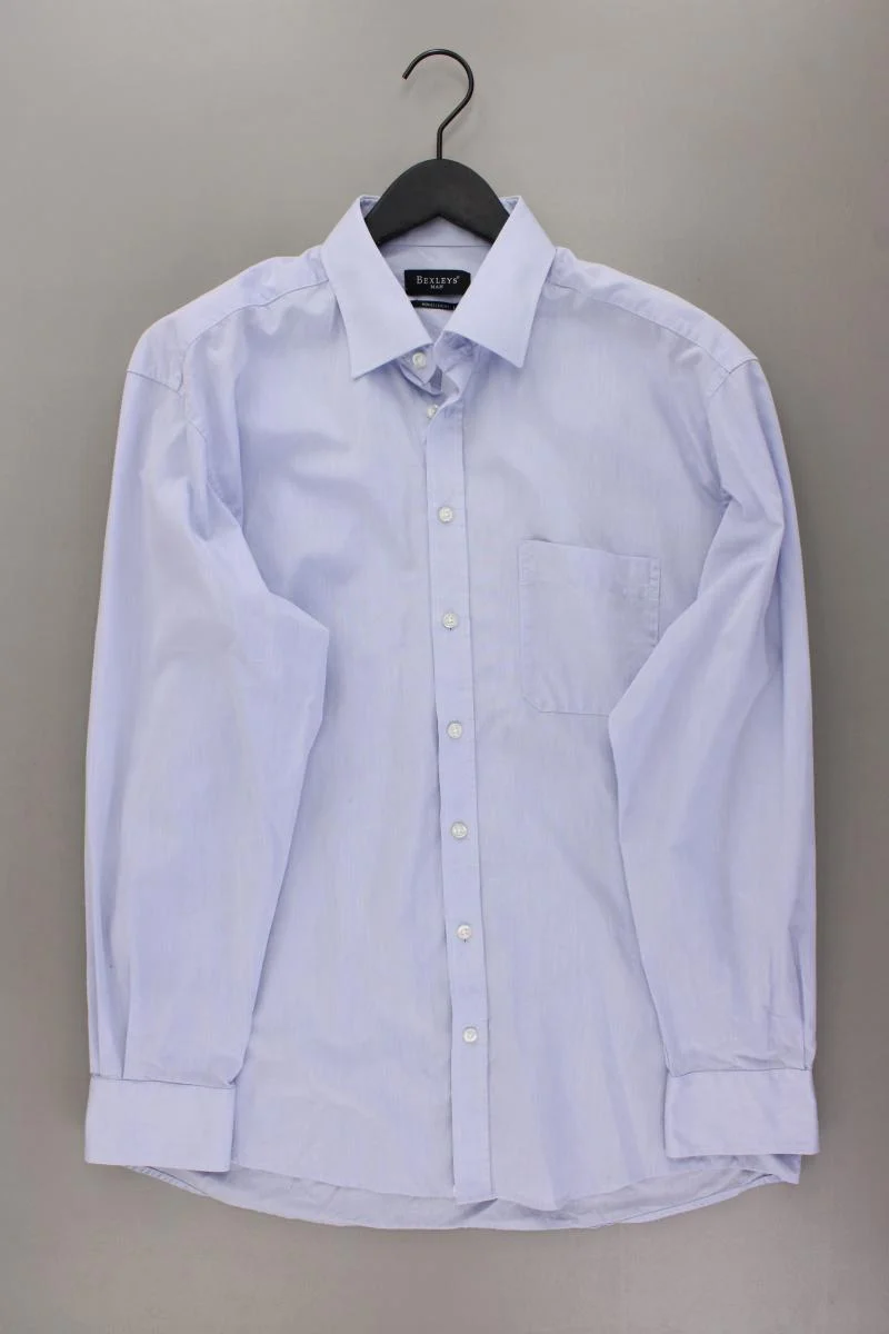Bexley's Langarmhemd für Herren Gr. Hemdgröße 42 blau