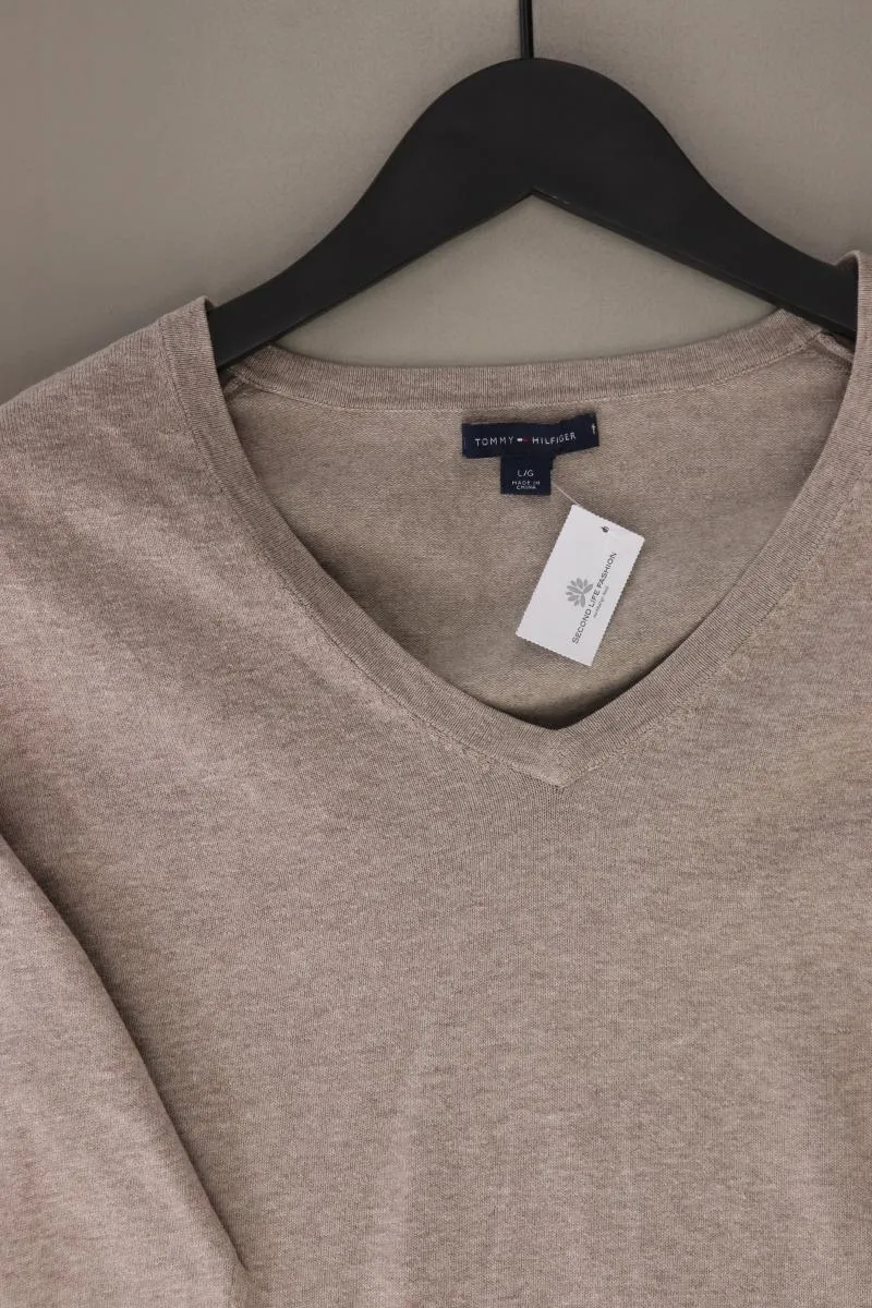 Tommy Hilfiger Feinstrickpullover Gr. L braun