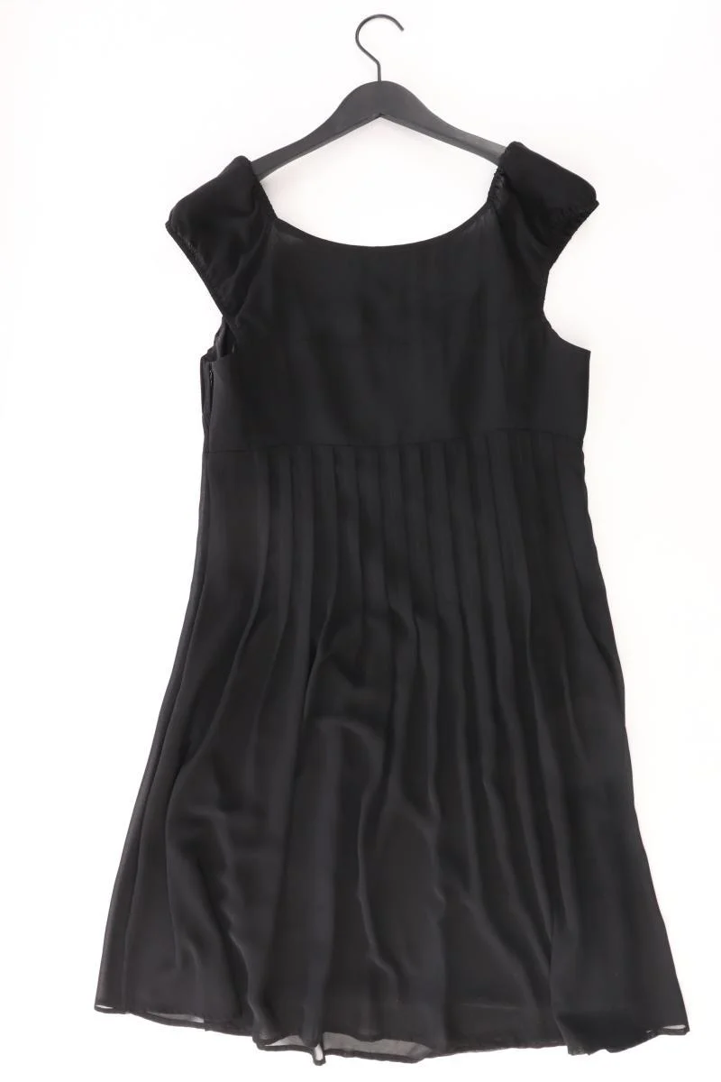 Esprit Abendkleid Gr. 40 Kurzarm schwarz