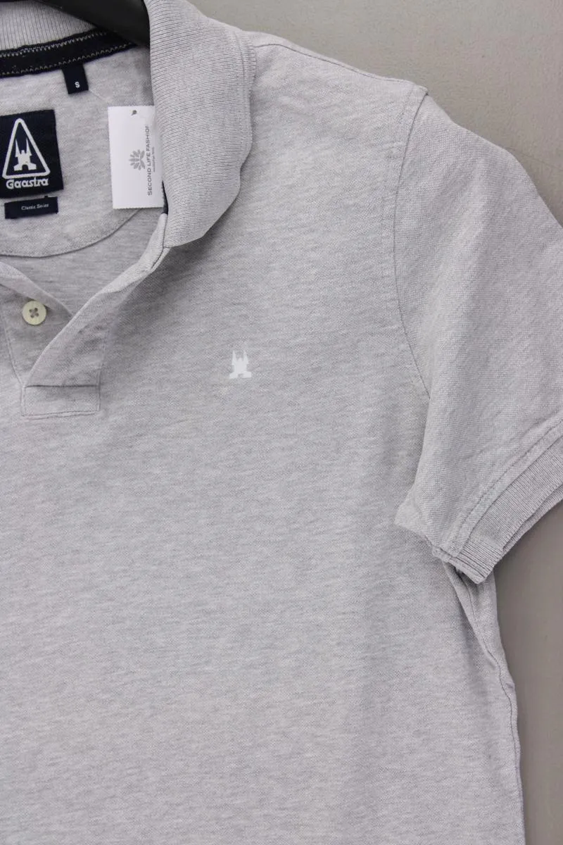 Gaastra Poloshirt für Herren Gr. S Kurzarm grau aus Baumwolle
