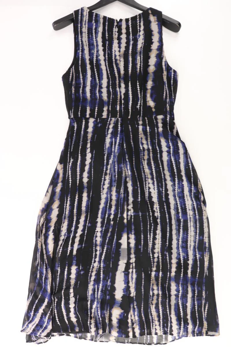 DKNY Midikleid Gr. 40 mit Gürtel Ärmellos blau aus Polyester