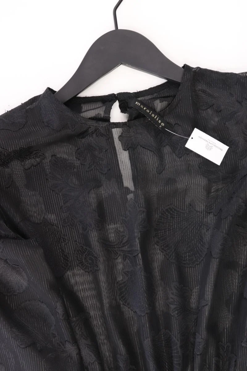 Maraislise Abendkleid Gr. M Langarm schwarz aus Polyester