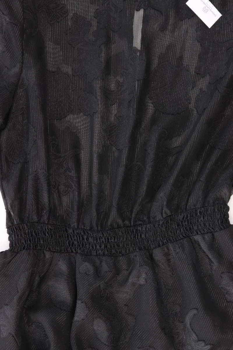 Maraislise Abendkleid Gr. M Langarm schwarz aus Polyester