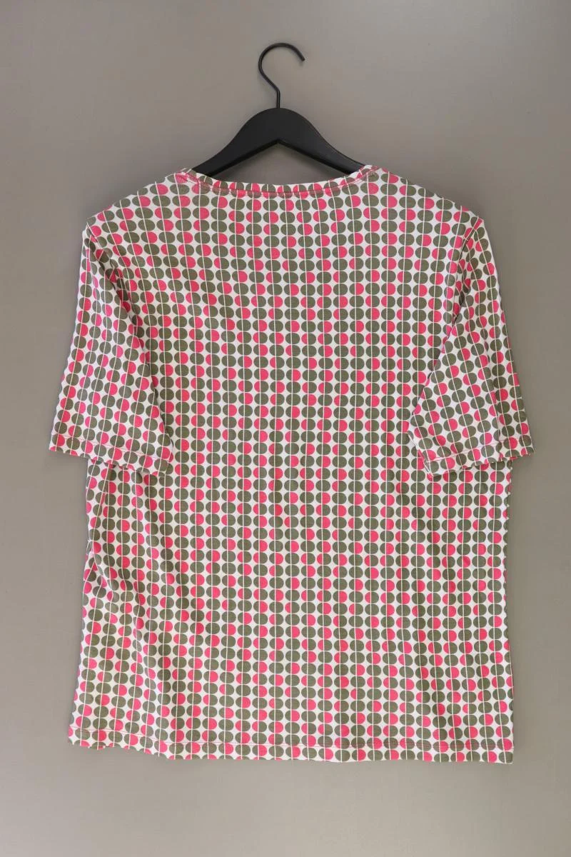 olsen Printshirt Gr. 46 Kurzarm mehrfarbig aus Baumwolle