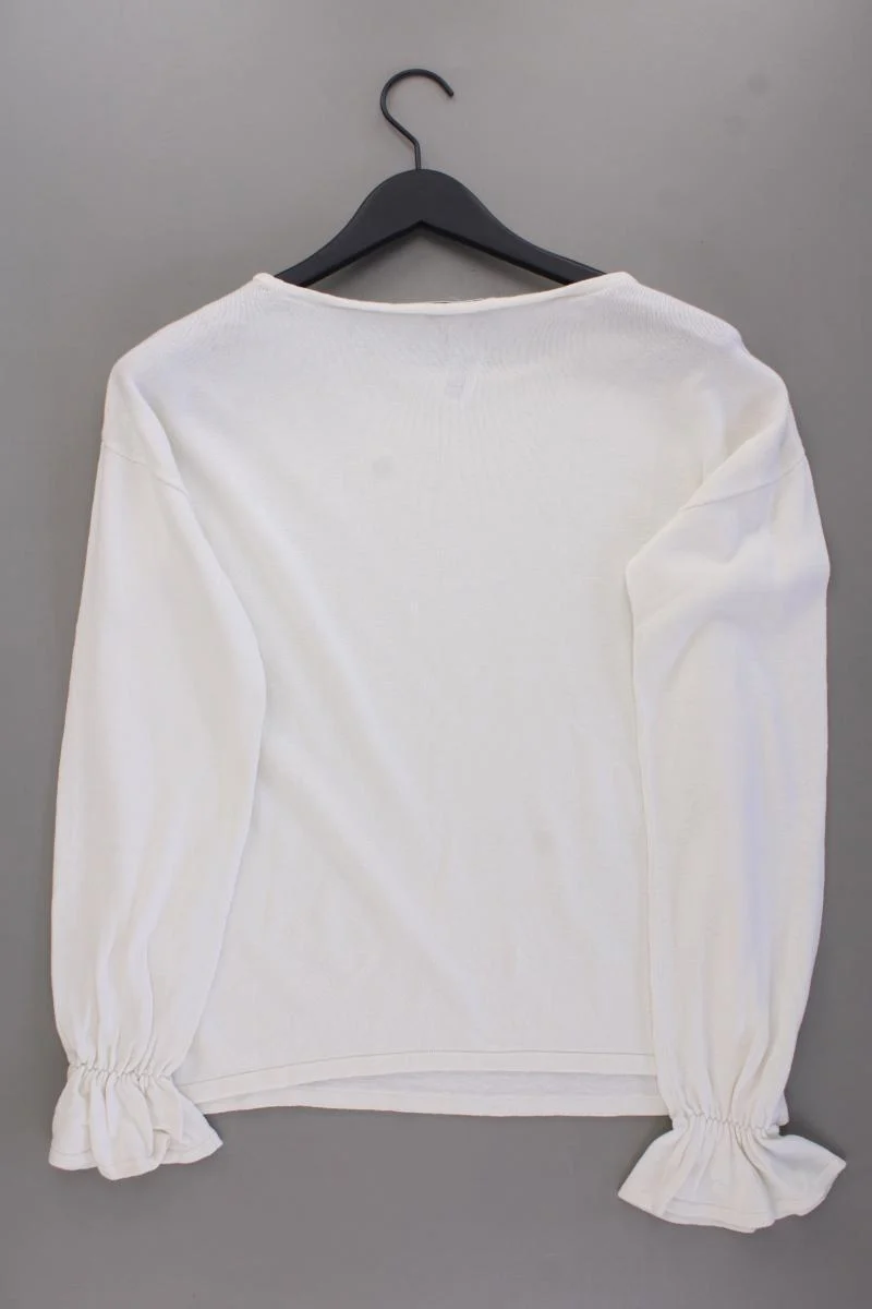 Linea Tesini Feinstrickpullover Gr. 36/38 creme aus Viskose