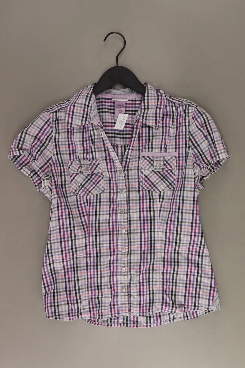 Second Hand Outfit Größe M mit Street One Karobluse in Gr. 38 und Halskette