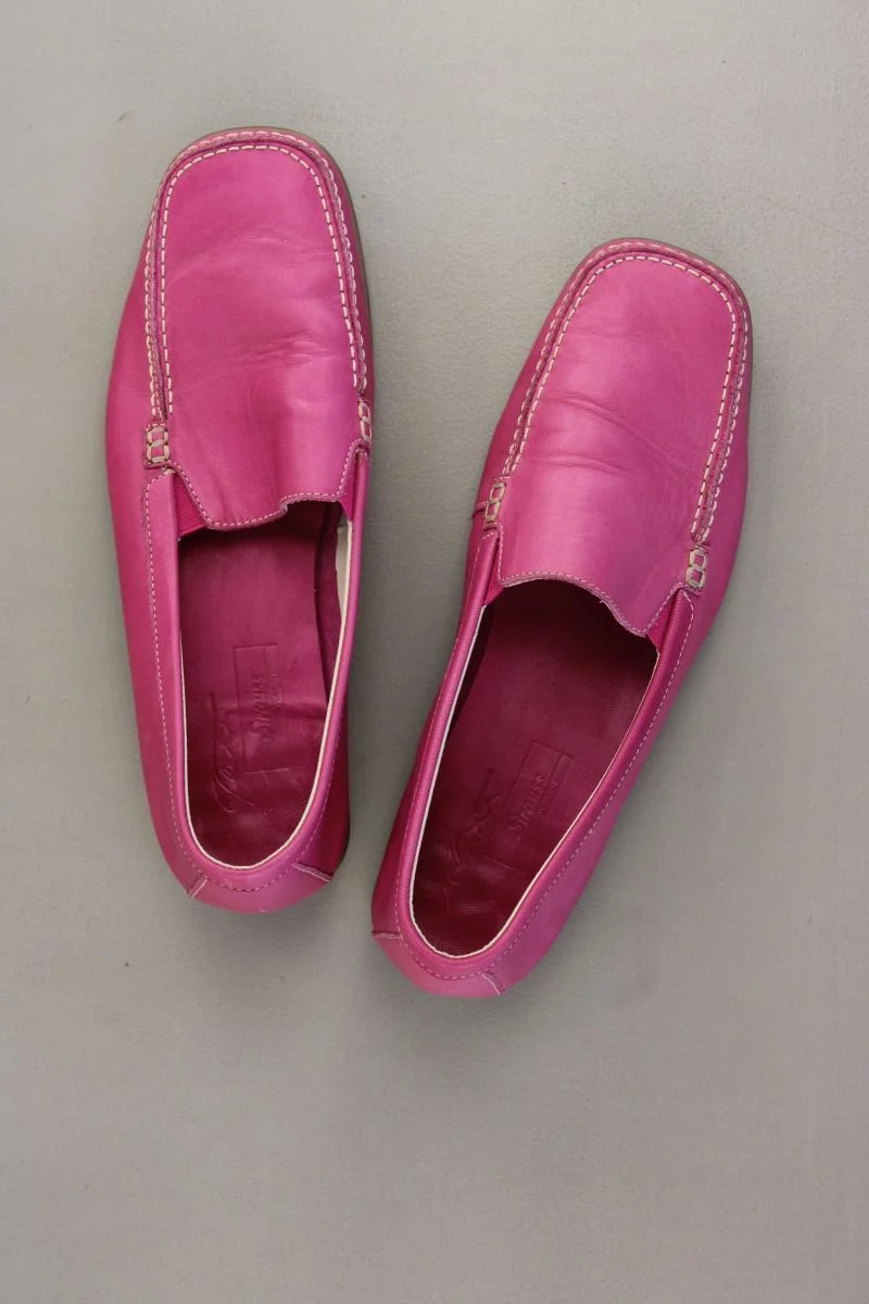 Strauss Loafers Gr. 37 neuwertig pink aus Leder
