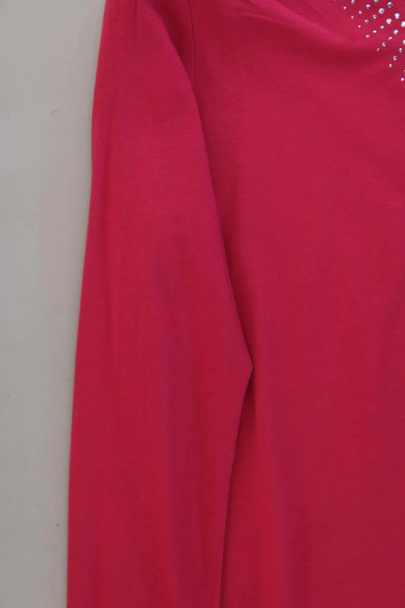 Bonita Longsleeve-Shirt Gr. L neuwertig Langarm rot aus Baumwolle