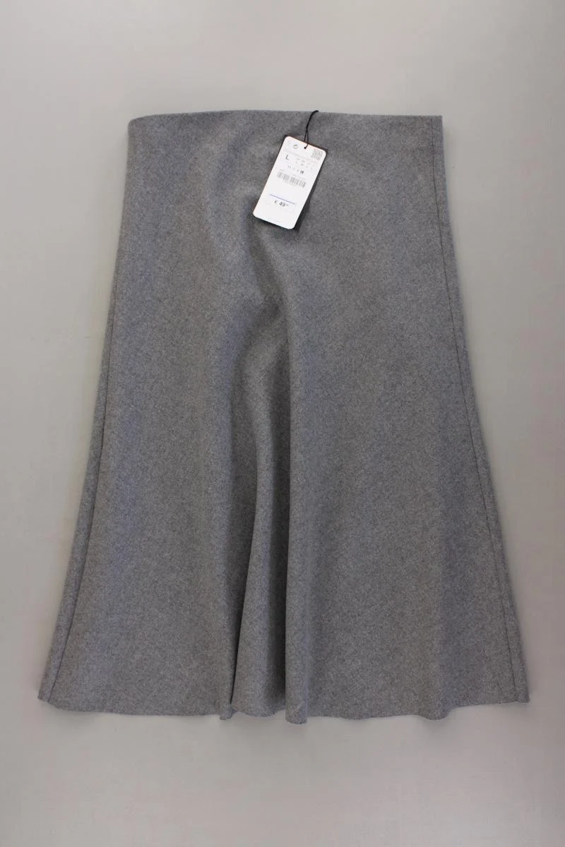 Zara Maxirock Gr. L neu mit Etikett Neupreis: 49,95€! grau aus Polyester